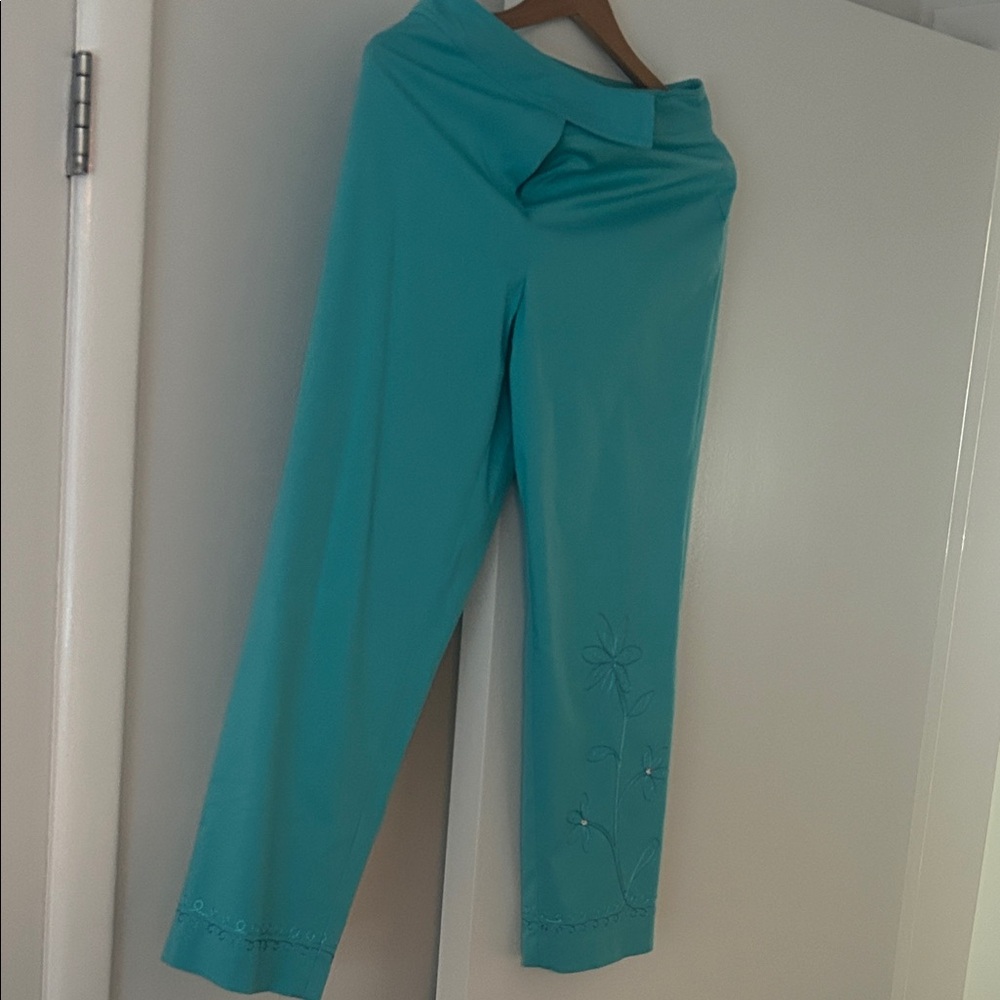 Cynthia Steffe Aqua embellished pant